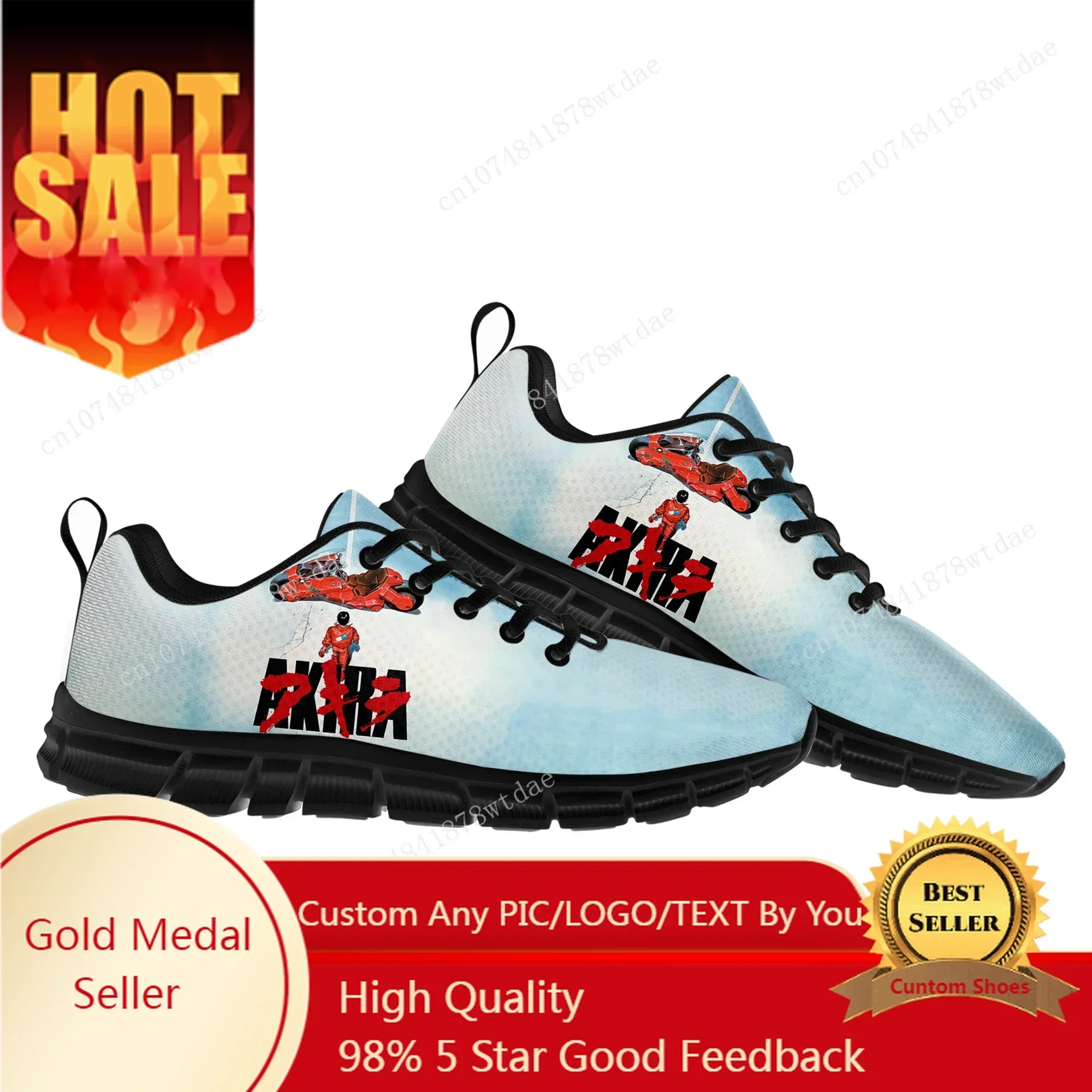 

Akira Synthwave Sports Shoes Mens Womens Teenager Comfortable Sneakers High Quality Fashion Classic Manga Sneaker Custom Shoe
