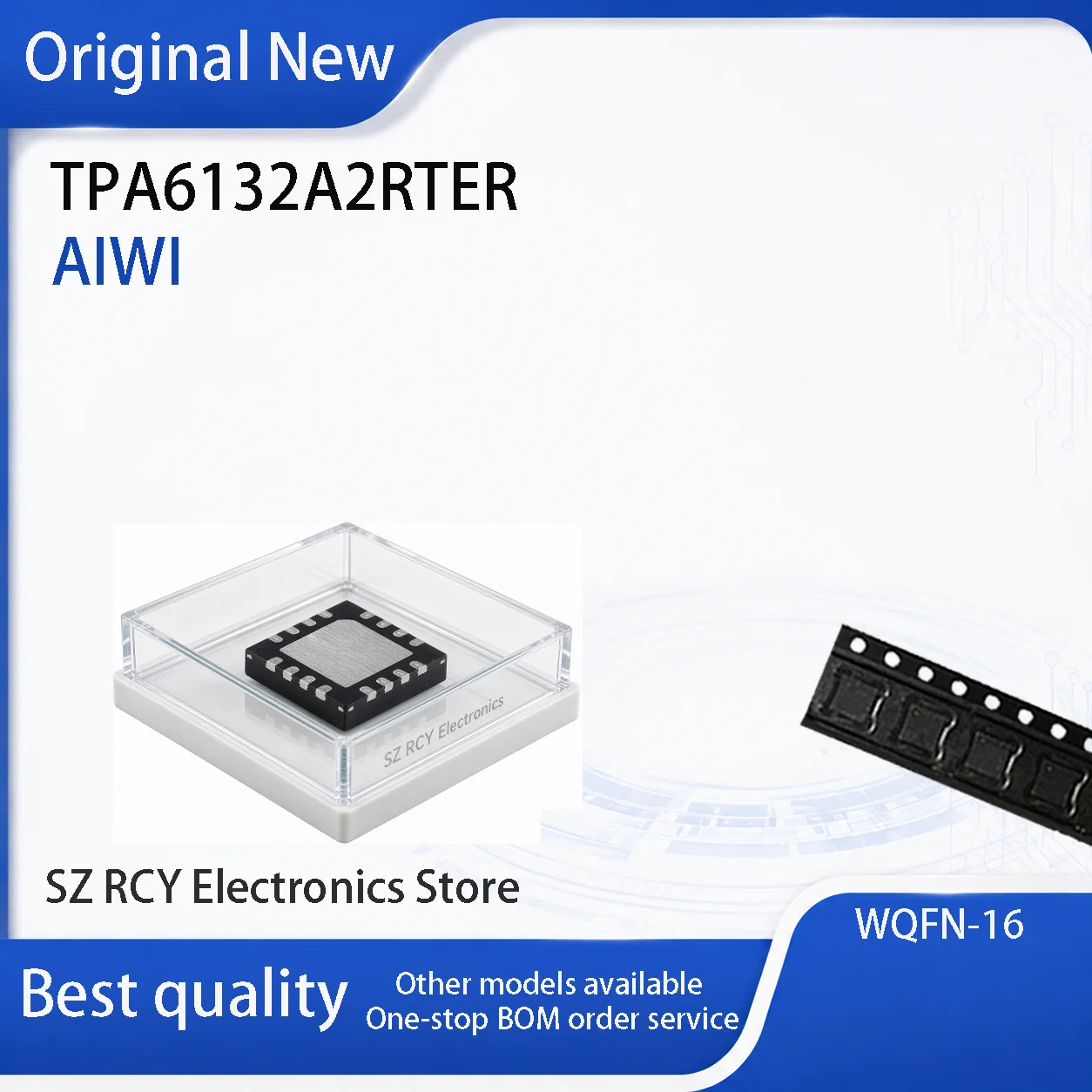 (5-50 PCS)NEW TPA6132A2RTER AIWI TPA6132A2 WQFN-16 IC Audio power amplifier CHIP