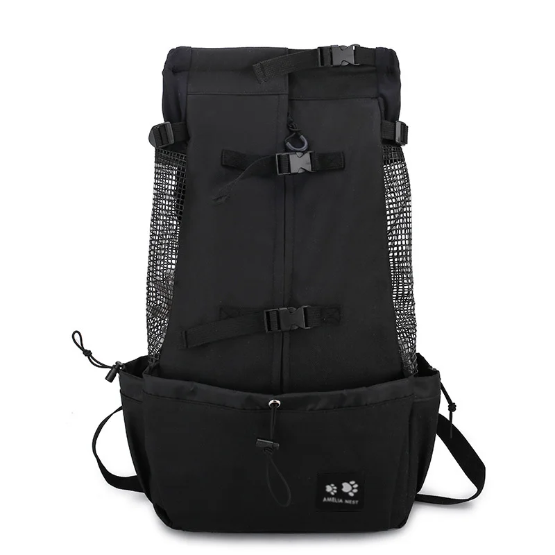 Sterke Nylon Dog Carrier Rugzak Voor Kleine Middelgrote Honden Hoge Kwaliteit Ademend Fietsen Rugzak Voor Outdoor Reizen Dierbenodigdheden