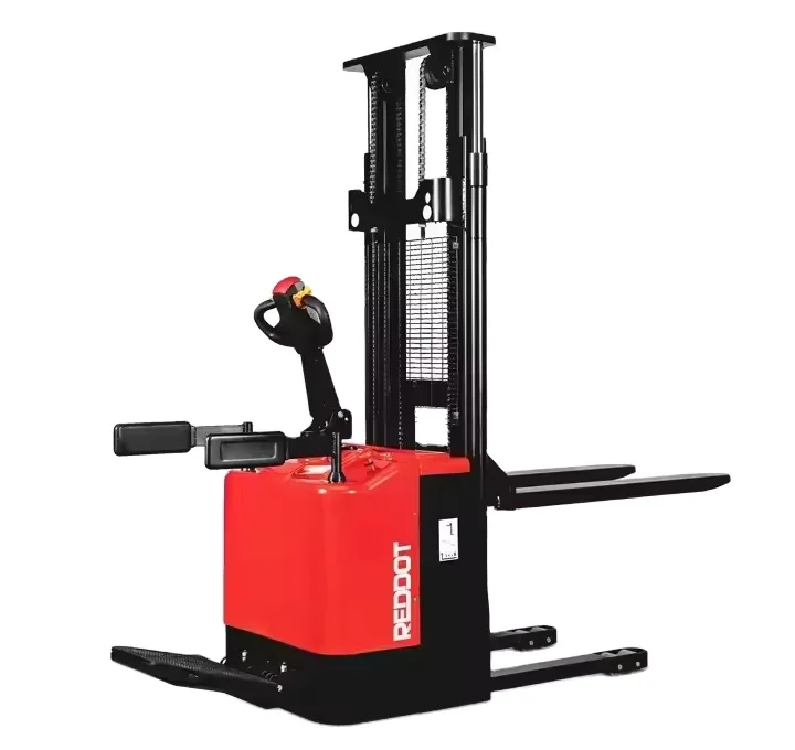 Foldable Electric Powered 1.6t 2t Lift 3m Forklift Stacker Full Electric Pallet Jack Stacker with CE