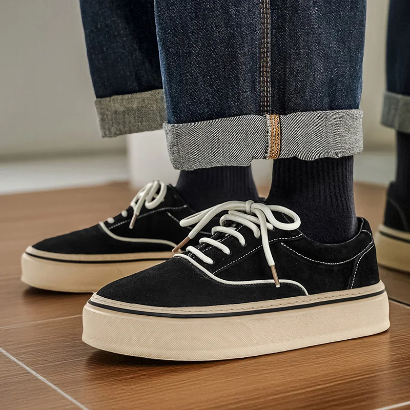 

Men's Shoes Spring Summer New Styles Men's Niche Design Youth Versatile Casual Shoes Sports Trendy Shoes Board Shoes Tenis