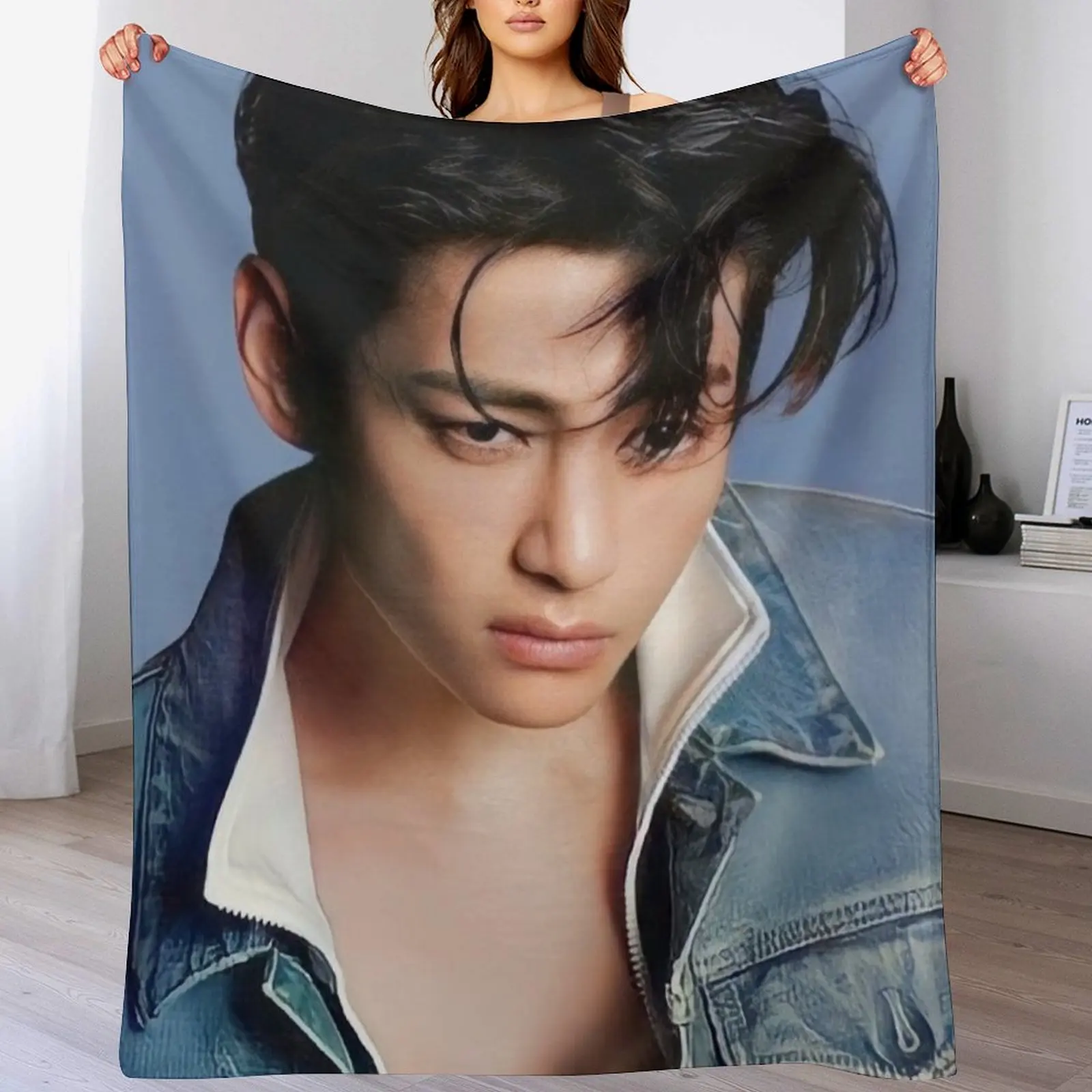

Taehyung magazine Throw Blanket blankets ands Luxury Thicken Fashion Sofas Blankets