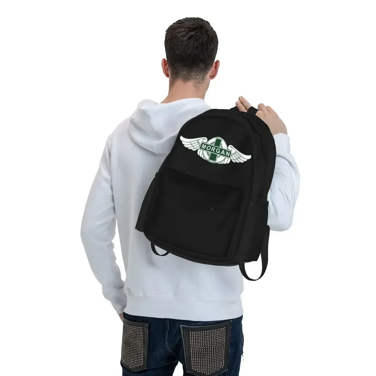 Morgan Motor Car Company Backpacks Boys Girls Bookbag Children School Bags Cartoon Travel Rucksack Shoulder Bag Large Capacity