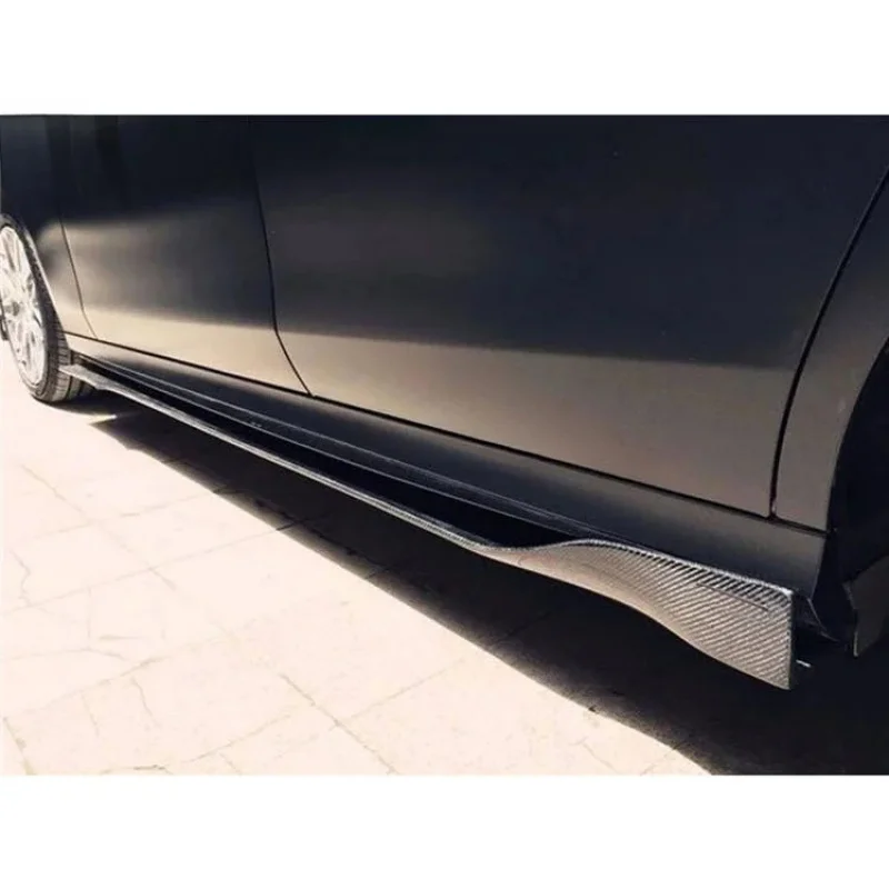 Carbon Fiber Front Bumper Lip Rear Diffuser Spoiler Side Skirts Aerodynamic Parts For W212 view 6
