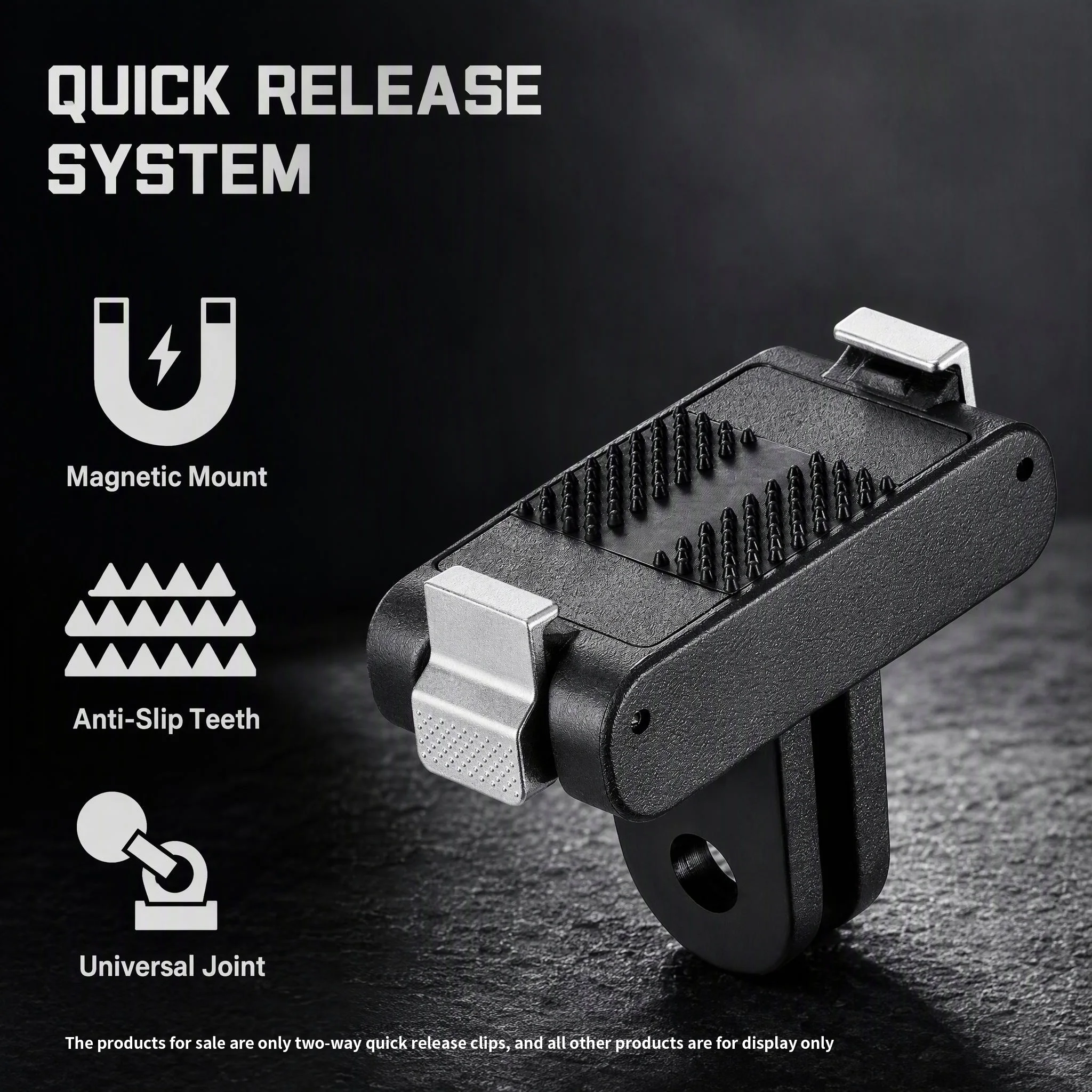 1pc For DJI Osmo Action 6 Nano Magnetic Two Claw Adapter 1/4 Thread Universal Port Action6 Camera Magnet Accessories