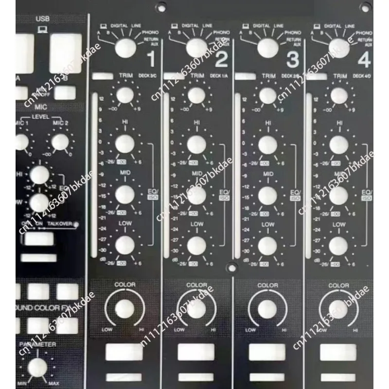 M-900NXS2 Mixer Full Shell Case Kit - Metal Panel + Screws Set for DJM-900 NXS2- Professional DJ Equipment Parts