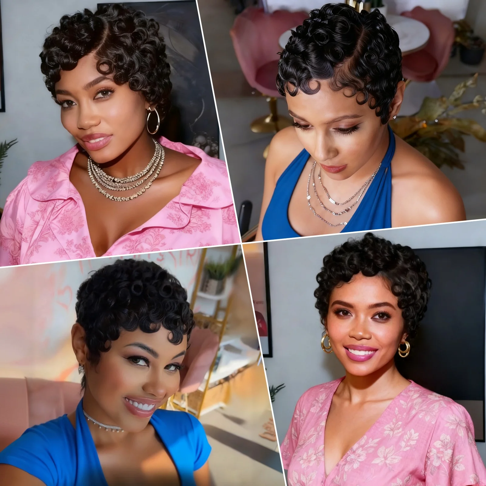 Body Wave 13x4 HD Lace Front Human Hair Wig Pixie Cut Glueless Wigs For Women 100% Human Hair Wigs Pre Plucked Lace Wig image 4