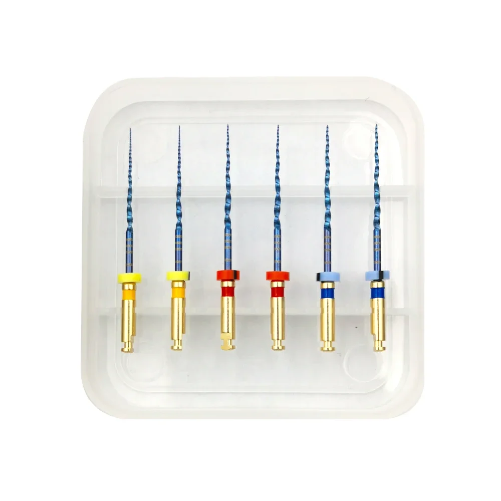 Dental Pro Next Taper Blue Heat  Activation X1 X2 X3 NITI Files Endo 6pc/box Engine Use Rotary Files Universal Files Endodontic