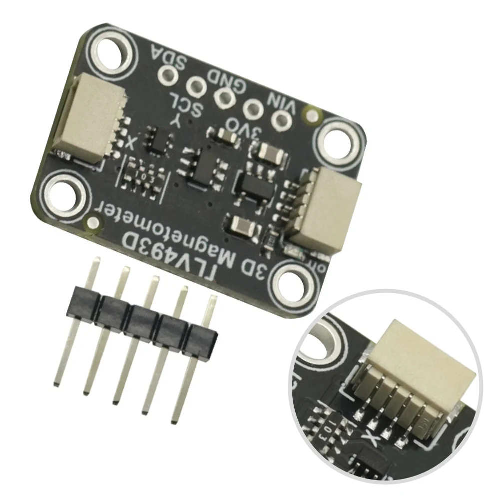 TLV493D Triaxial Sensor Module for X Y Z Magnetic Field Measurement in Navigation and For position Tracking Applications