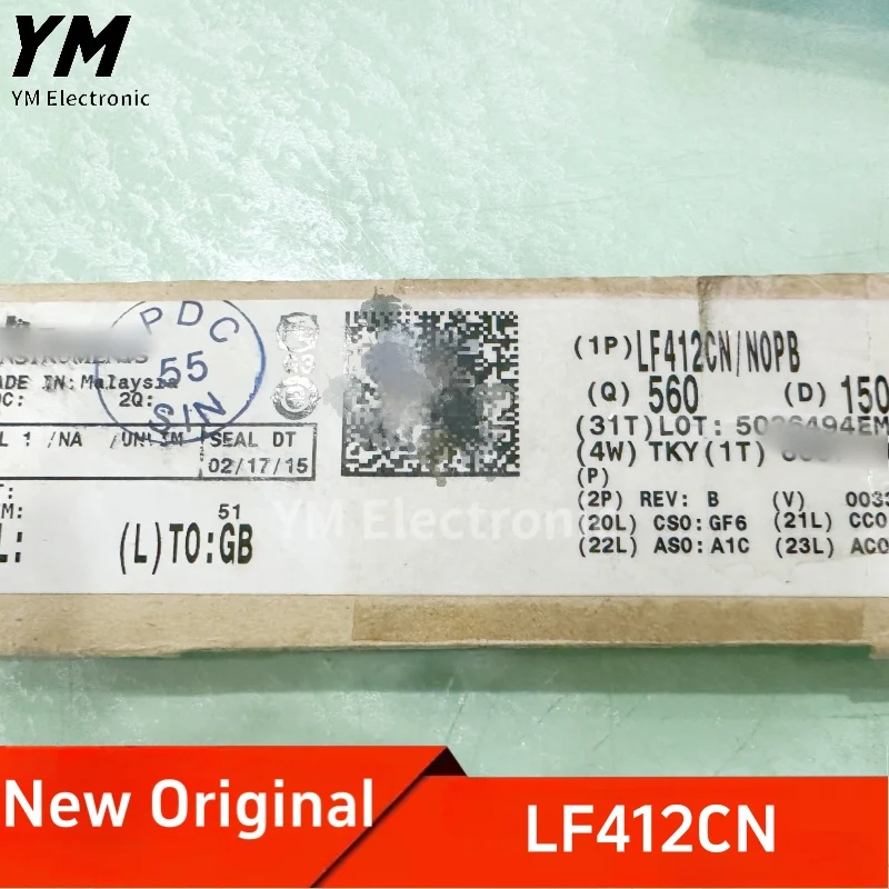 New Original LF412CN DIP-8 Dual JFET Input Operational Amplifier