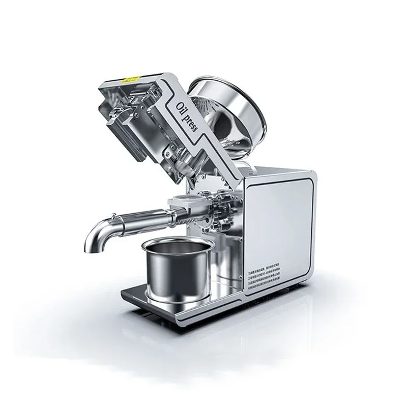 220 فولت الكهربائية 220 فولت الذكية النفط الصحافة المنزلية متعددة الوظائف الغذاء الصف الفولاذ المقاوم للصدأ الجسم الصحافة صغيرة الفول السوداني بذور الكتان جوز الهند