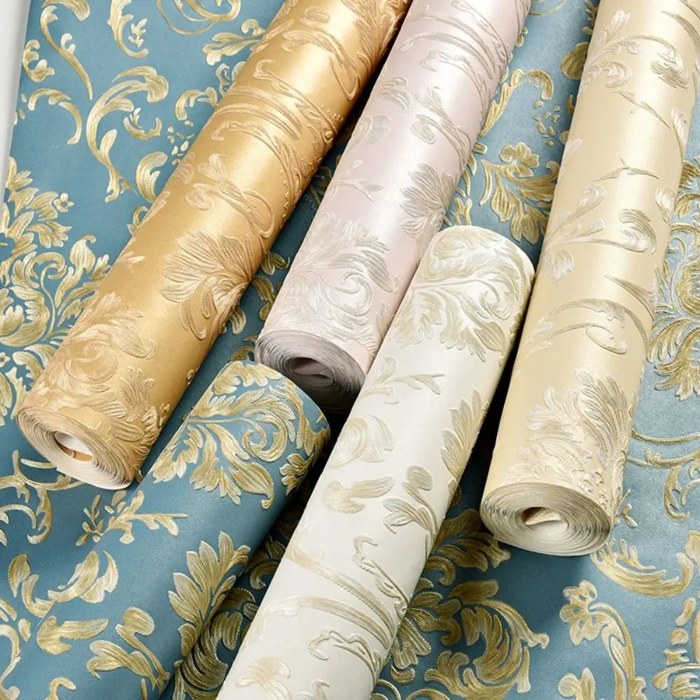 Thickened Peel and Stick Wall Sticker 3D Embossed Self-Adhesive Non-Woven Wallpaper Non-Woven Material Waterproof