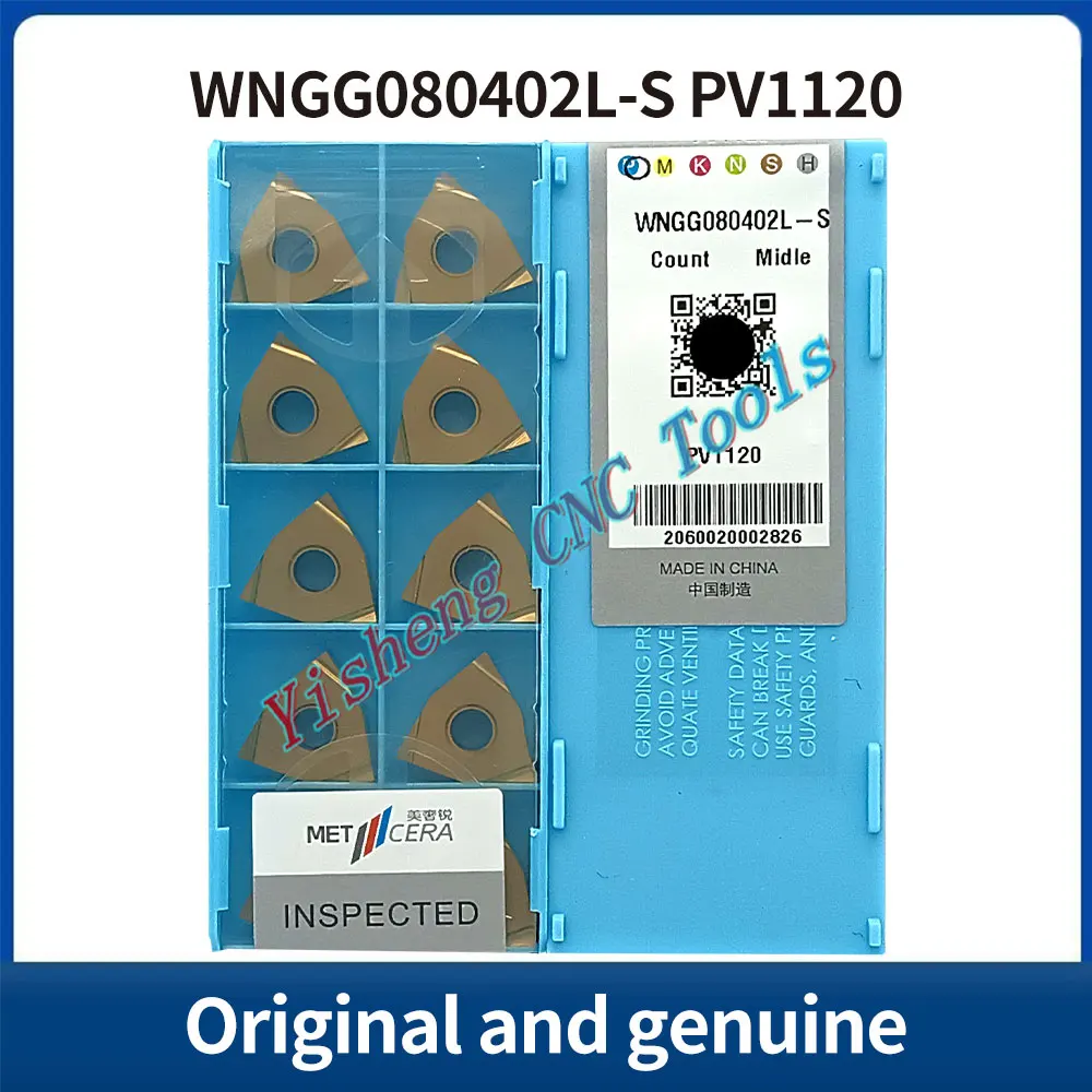 METCERA 切削工具 WNGG080402L-S WNGG080402R-S WNGG080404L-S WNGG080404R-S PV1120 PV4312 タングステンカーバイド CNC インサート
