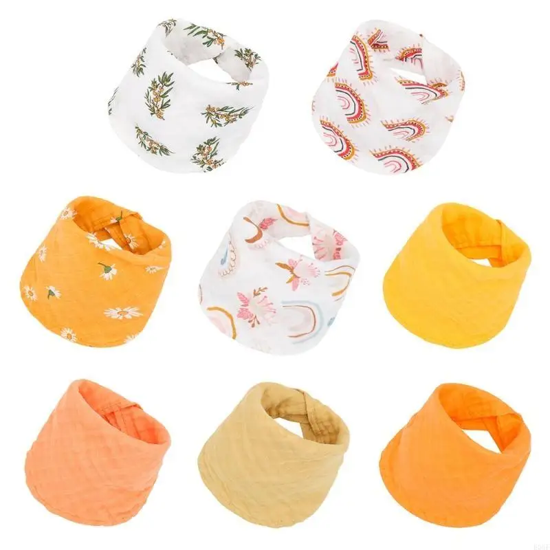 

E06f Baby Newborn Feeding Bib мягкий хлопковой слюна