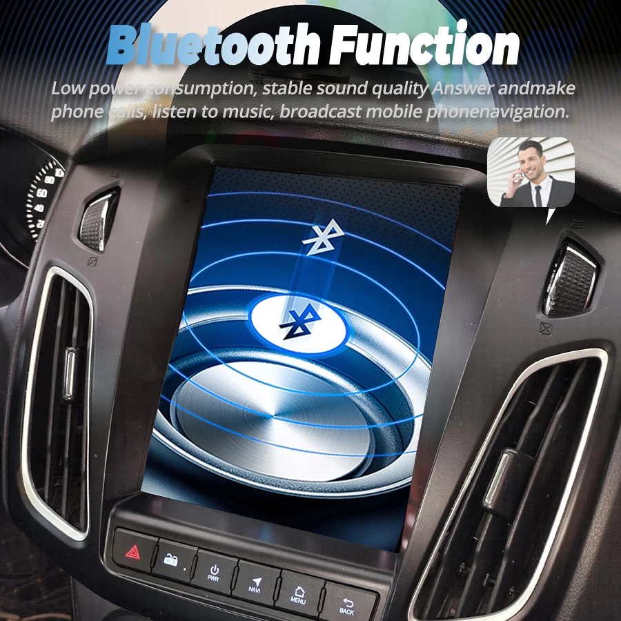 Y Android 15 Car Radio For Ford Focus MK3 2011 - 2019 Multimedia Video Player Navigation GPS Stereo Auto Carplay 2din New BT Dvd