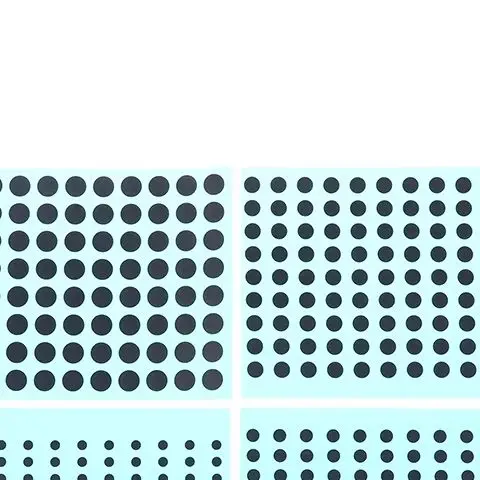 

4 Sizes Black Diameter 3/4/5/6 MM Conductive Rubber Pads Keypad Repair Kit For IR Remote Control Conductive Rubber Buttons