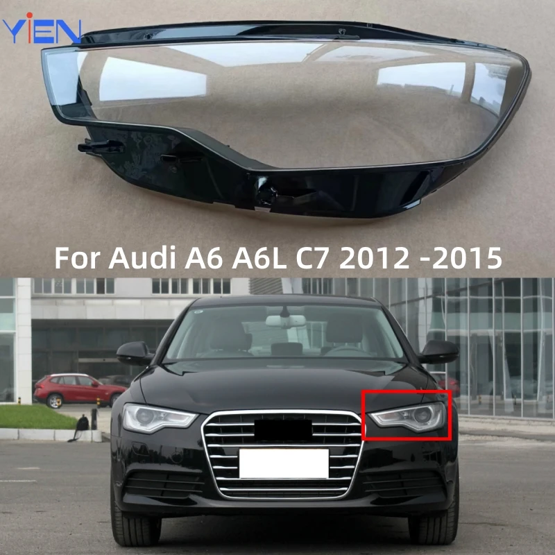 

Прозрачный Абажур для передних фар Audi A6 A6L C7 2012 2013 2014 2015