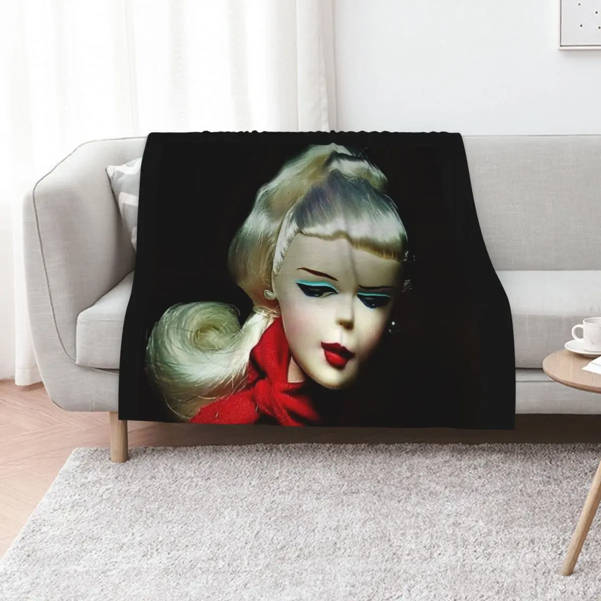 Cobertor multiuso com estampa vintage de boneca diva de arte digital dos anos 60, póster mysticladyart, cobertor macio e quente para casa e viagens