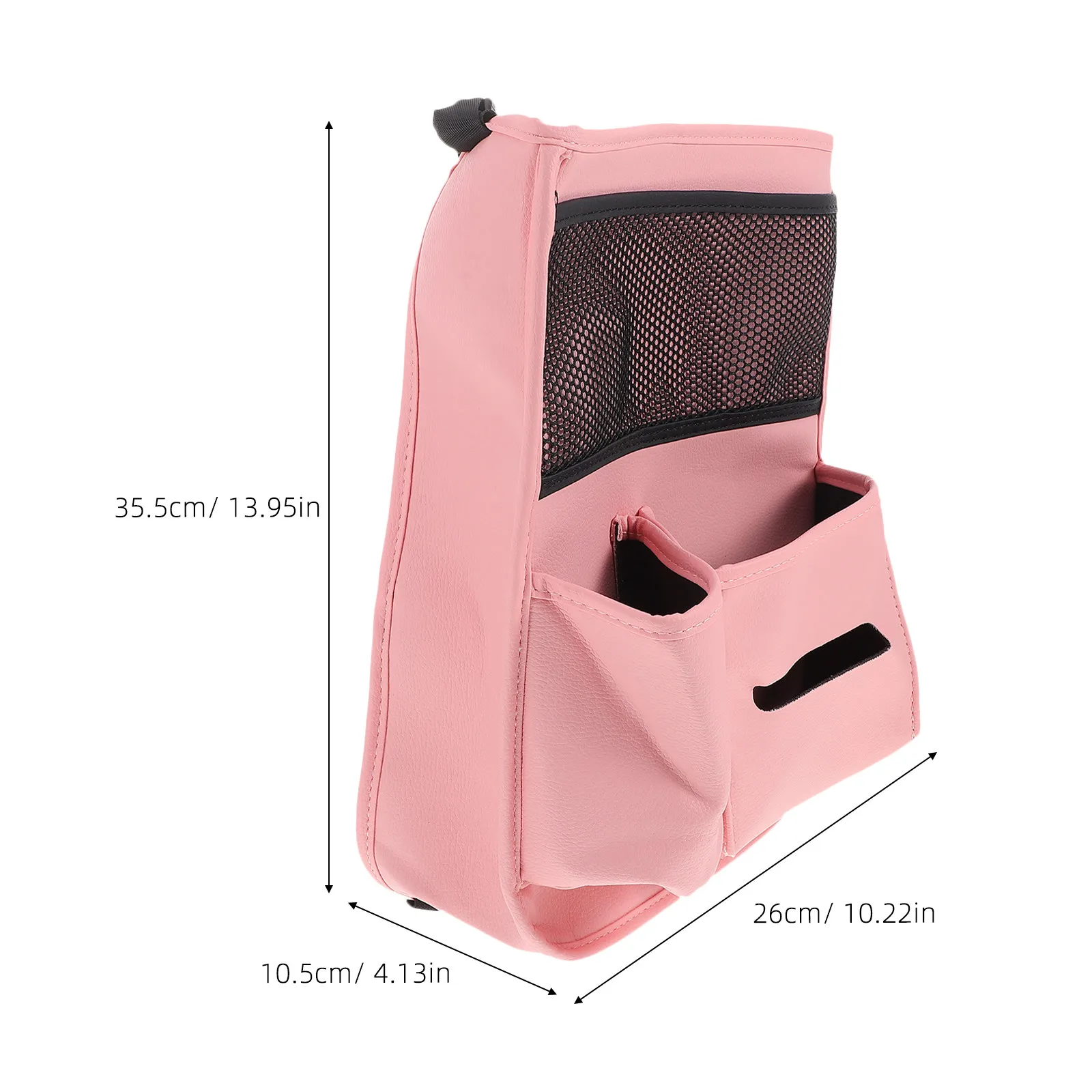 Car Seat Side Organizer Armrest Storage Bag Multifunctional Mesh Pocket Center Console Organizer for Suv Truck Car Interior