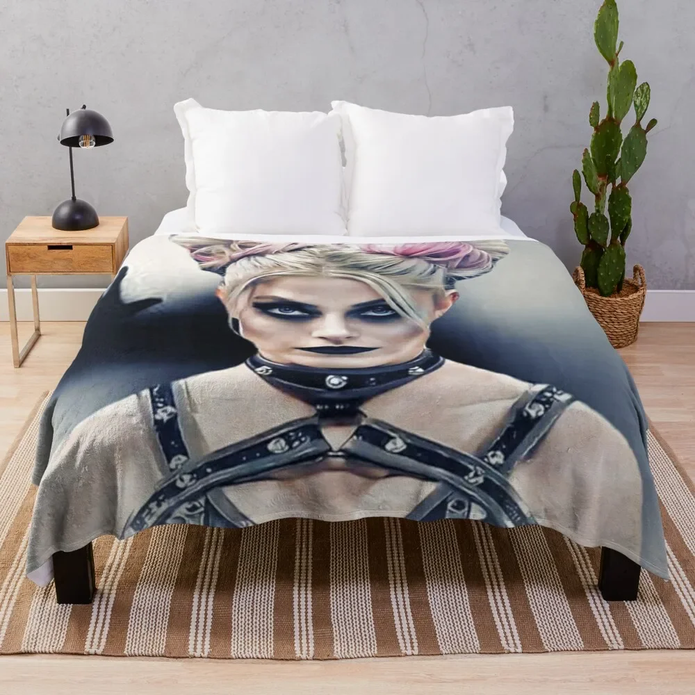 

Evil Stare Throw Blanket fluffy Comforter Decorative Beds Summer Blankets