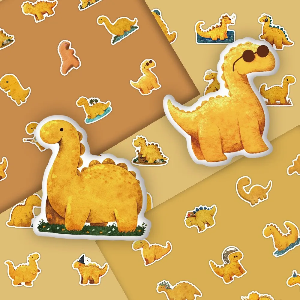 

10/30/50PCS Cartoon Food Dinosaur Chicken Nuggets Stickers Funny Personalized Graffiti Waterproof Decal Kids Toy for Guitar