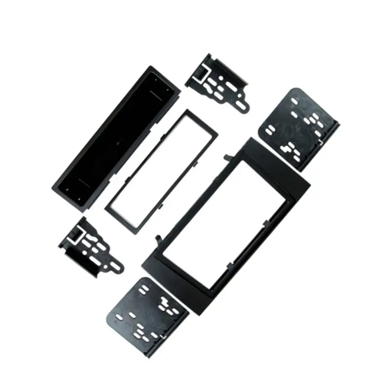 For A4 2000-2004 2Din Car Stereo CD/DVD Radio Frame Fascia Dash Panel Plate Bezel Trim Mount Kit