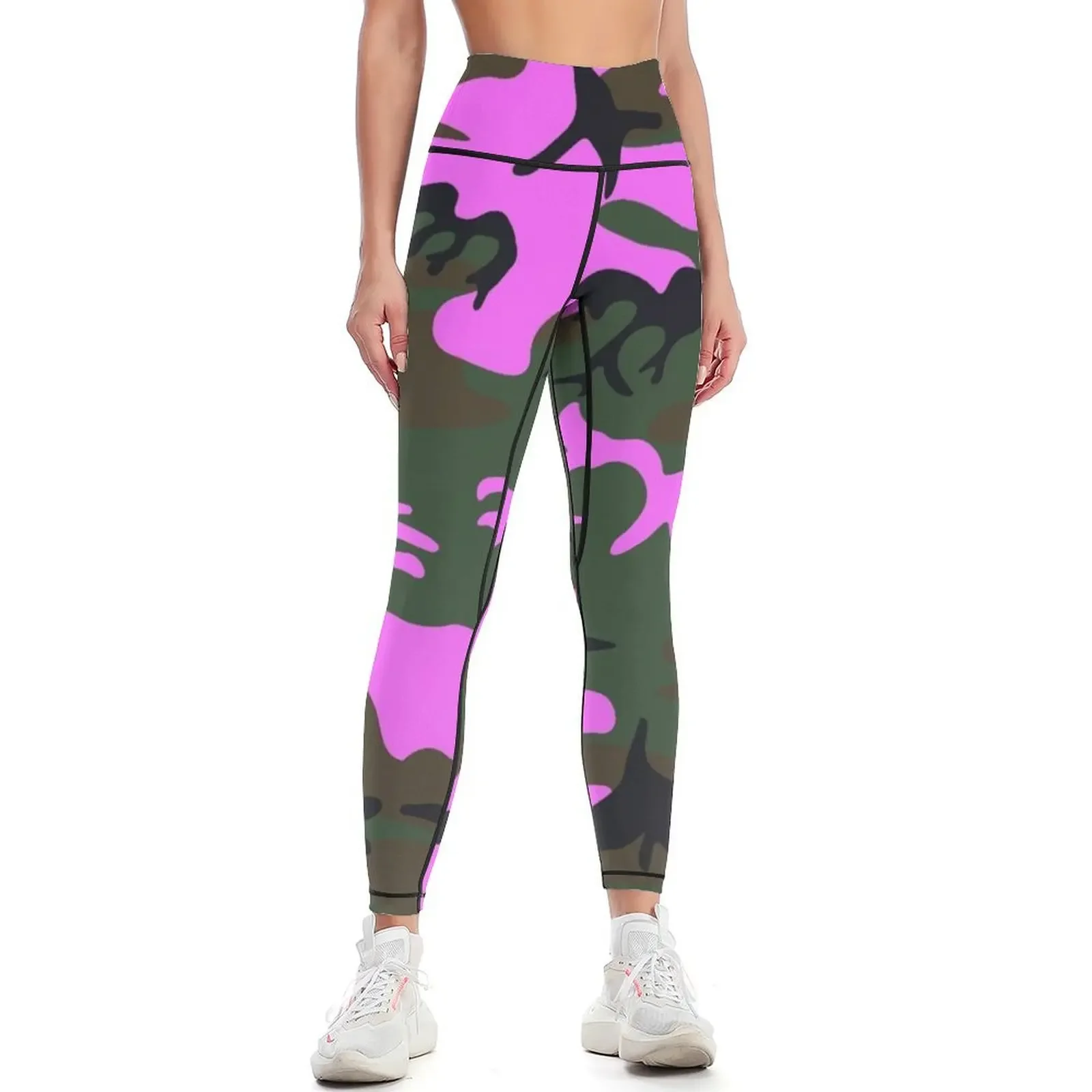 

Pink and Camo Leggings sports for legging push up legings for fitness Women's sports pants Womens Leggings