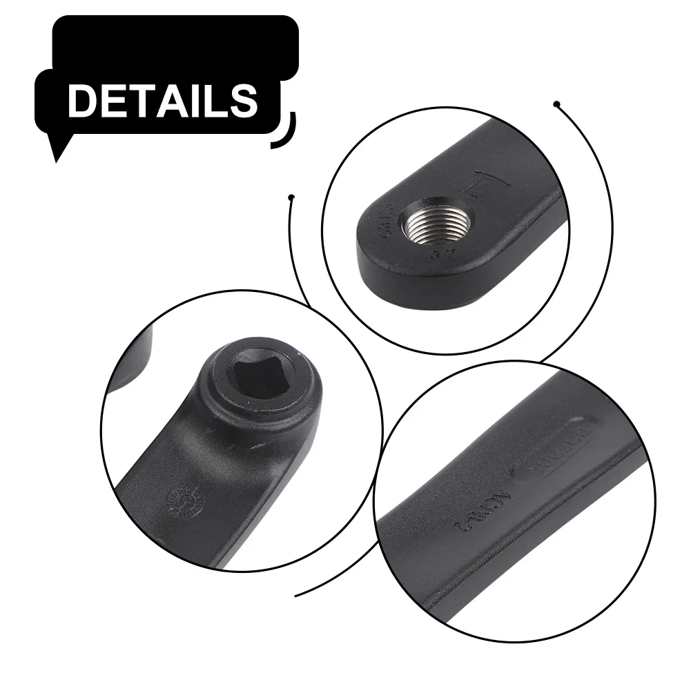 Easy Installation Crank Arm Mid-mounted Crank 170mm Crankset Waterproof Design Easy Assembly for forged Aluminum Alloy