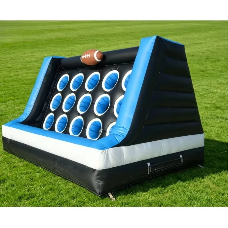 price commercial inflatable throwing ball game, with free logo, including a blower, repair kit, PVC bag, suitable for rental
