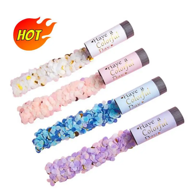 1PCS Confetti Cannons Celebration Firework Cannon Confetti Popper Handheld Graduation Xmas Birthday Wedding Party Supplies