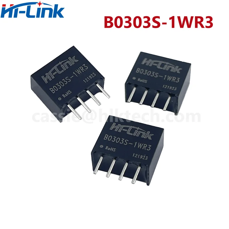 

Hi-Link manufacturer B0303S-1WR3 50pcs/lot high efficiency B0303S-1WR3 Power Supplies DC DC CONVERTER 3V 1W New and original