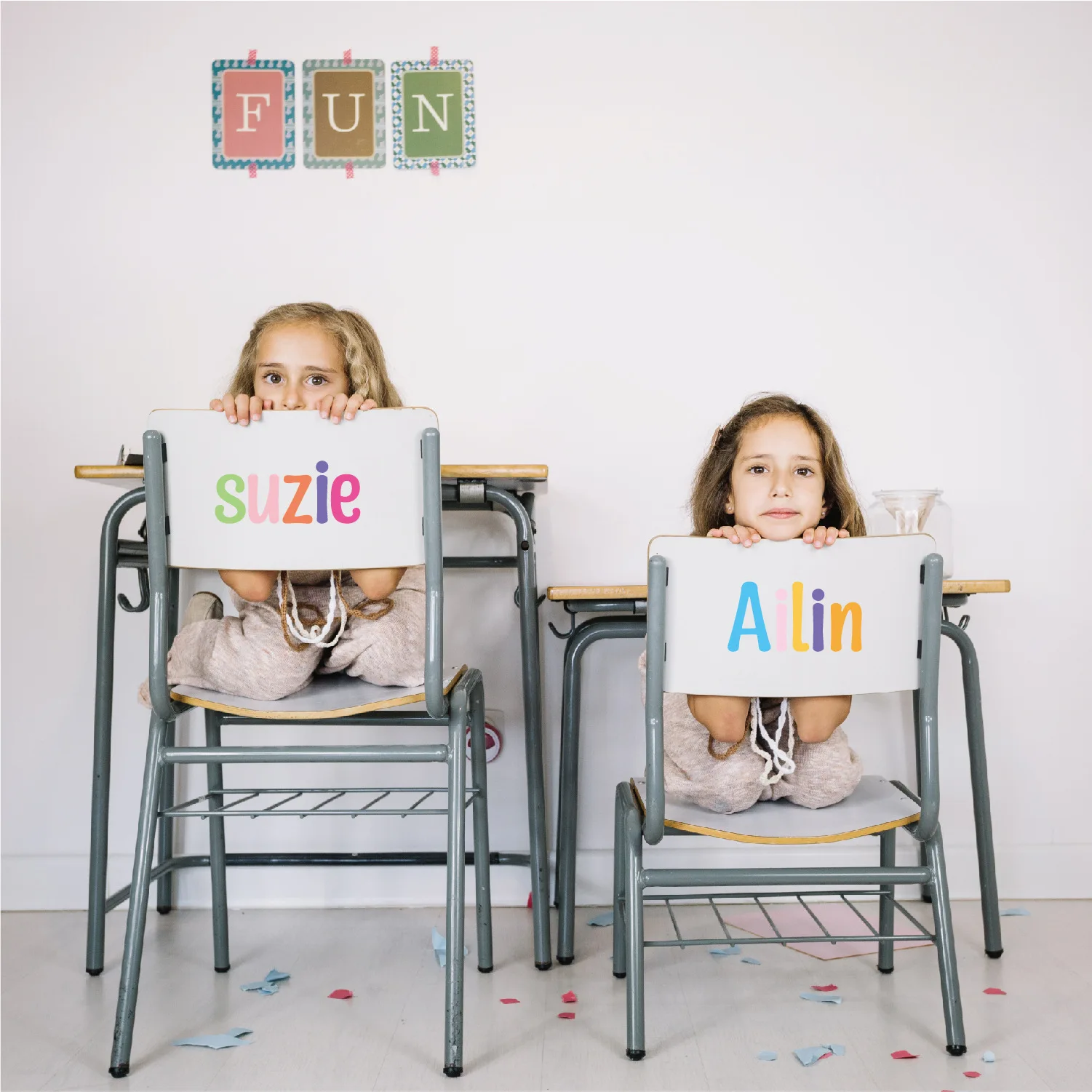 Colorful Self-Adhesive Letter Wall Stickers 2 Inch Number Markers for Classroom Mailbox Home Decorative Alphabet Decals