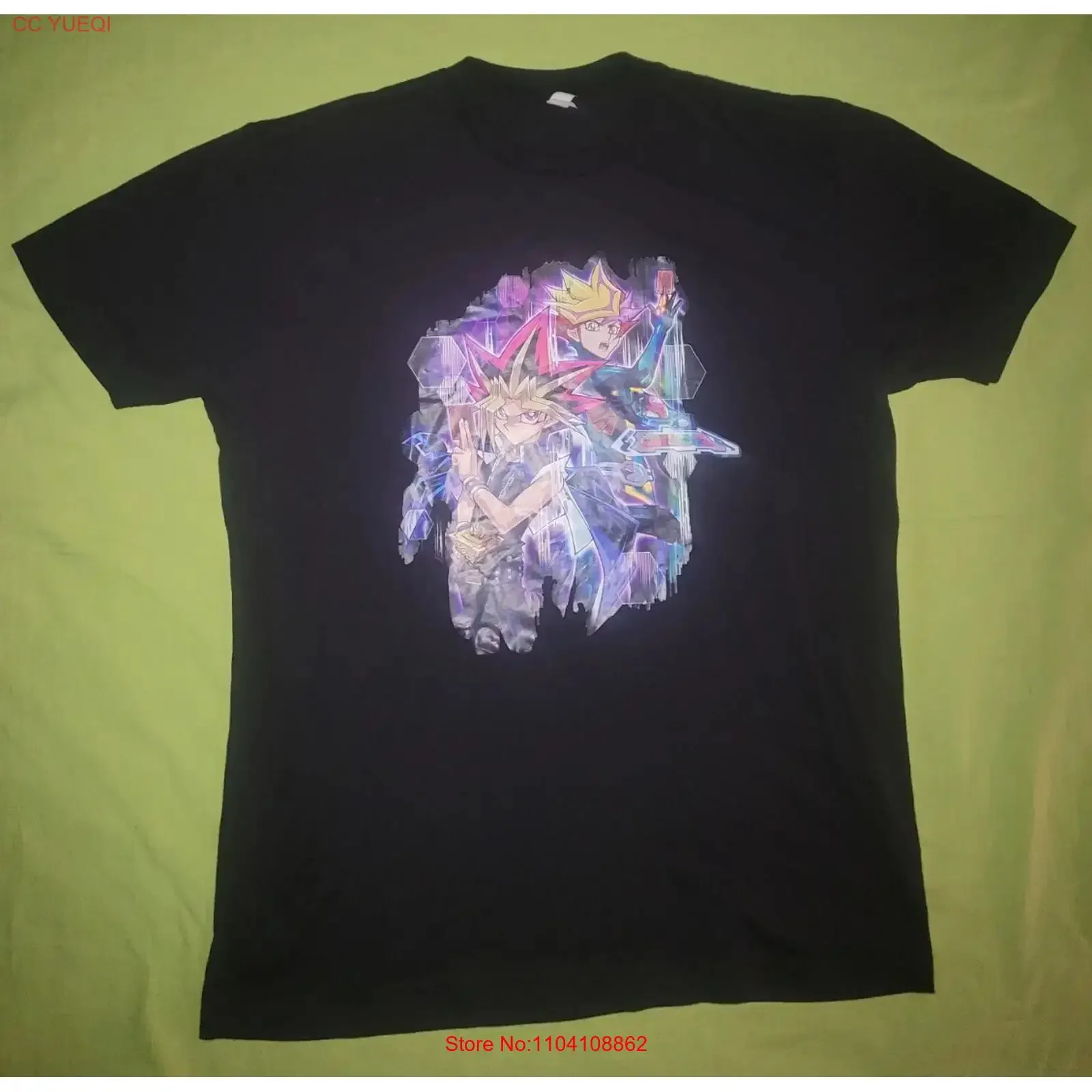 T-shirt Konami Yu Gi Oh Yugioh CCG Legacy of the Duelist Link Evolution LARGE, vintage 2017, délavé, décontracté, pour tous les jours