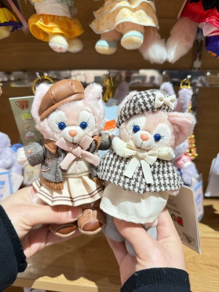 Disney Linabell Pluche Sleutelhanger 2025 Winter Leuke Pluizige Tas Charme Hanger Voor Rugzak Portemonnee Kerstcadeau Voor Volwassenen