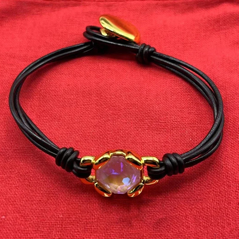 Jewelry Handmade Set2026 Spanish Colorful Gemstones and Metal Chains Mixed Style Bracelet Series Luxurious Luxurious, avant-gard view 4