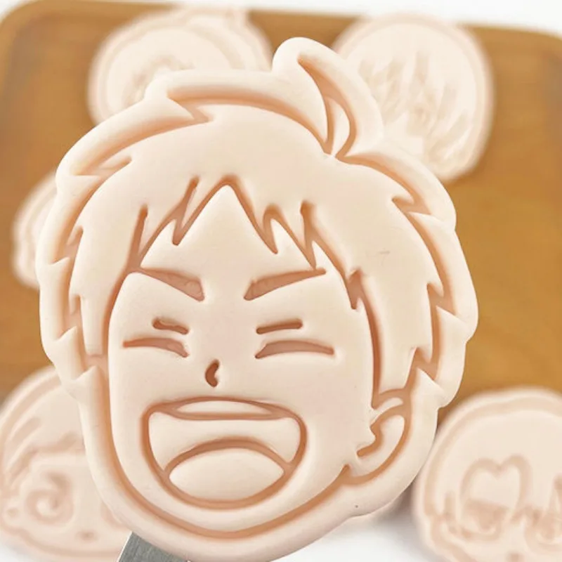 Attack on Titan Press Cookie Molds Anime Eren Mikasa Cookies Cutters Kitchen Baking Tools Levi Ackerman Cake Molds Bakeware - view 5