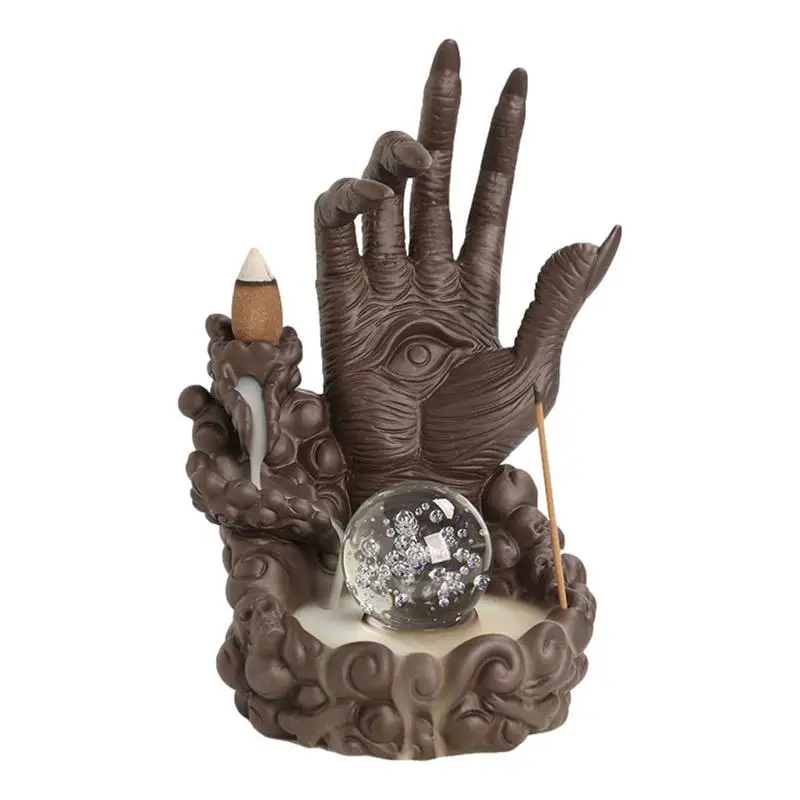 

Курильница с обратным потоком, руки призрака, креативная ручная курильница с обратным потоком, курильница сглаза для внутренней домашней мебели