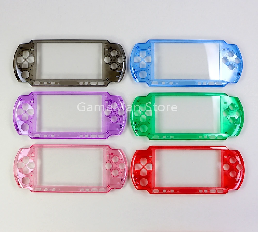 10 шт. для PSP3000, прозрачная верхняя передняя крышка, лицевая панель, чехол, защитная крышка для PSP 3000, замена