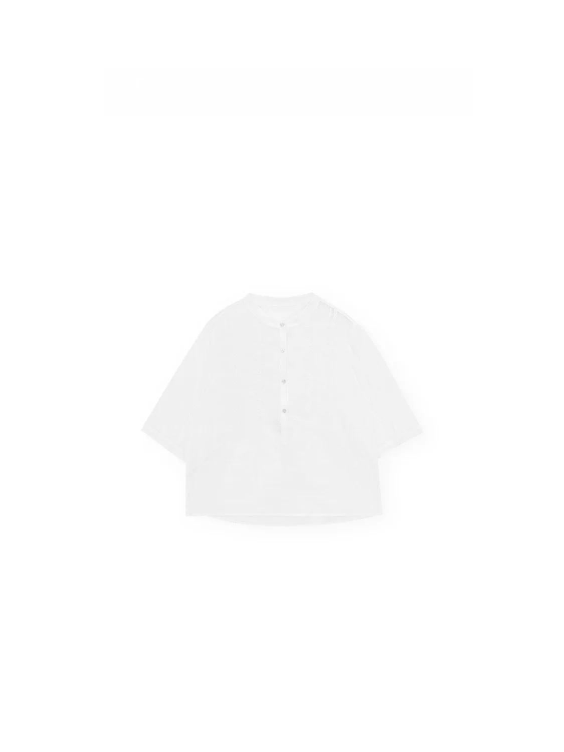 

Lightweight Summer Embroidered round Ne irt Thin Cotton Linen Blend Comfortable Fit Button Detail Commute Sle Zhou