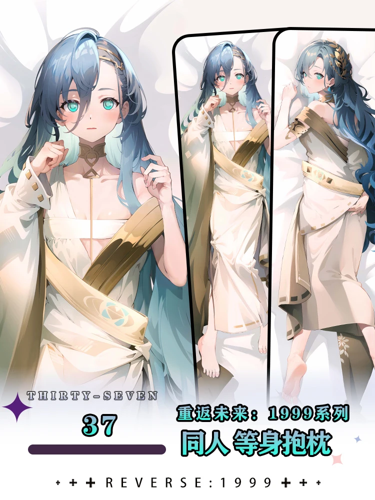 Anime Game Reverse:1999 37 Cartoon Sexy Dakimakura 2WAY Hing Body Case Japanese Otaku Pillow Cover Bedding Gifts HY