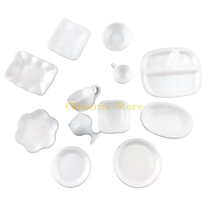 E7CE 1/12 Appareils cuisine miniatures modèles meubles maison poupée Modèle meubles jouets plateaux résine