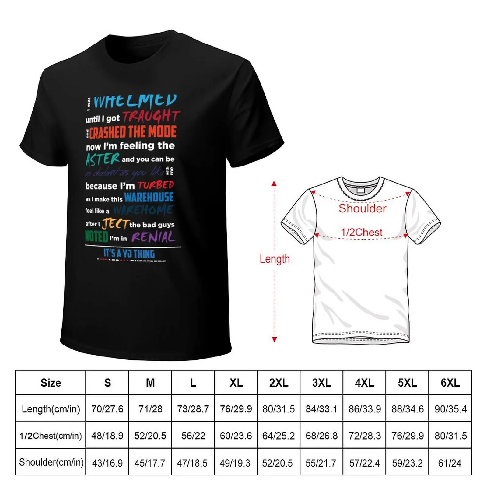 It's a YJ Thing v2 - Multi-coloured & White T-Shirt Christmas Casual Short Sleeve Top