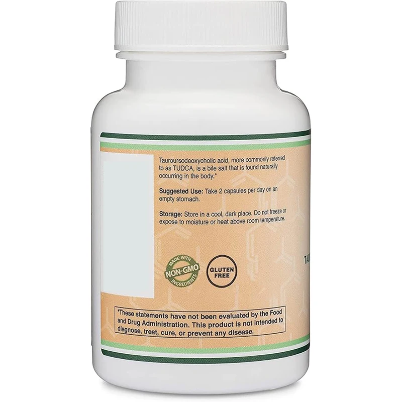 TUDCA bile salt liver support supplement, 500mg parts, liver and gallbladder cleaning supplement