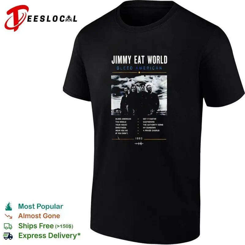 Jimmy Eat World Bleed American 1993 Band Tour T-Shirt