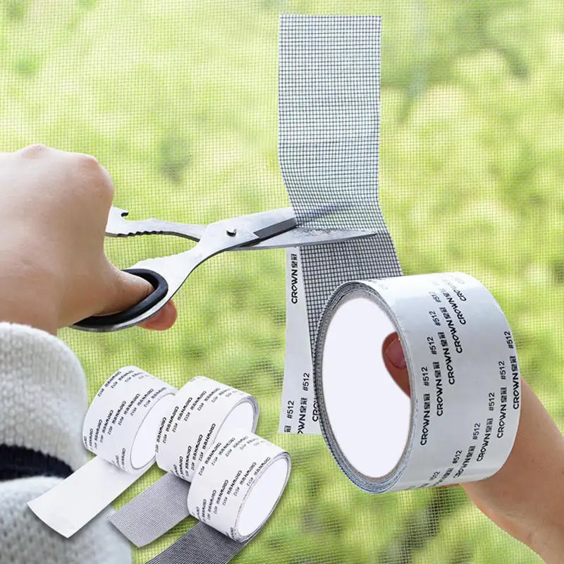 

Fix Net Window Home Adhesive Anti Mosquito Fly Bug Insect Repair Screen Wall Patch Stickers Mesh Window Screen Window Net Mesh