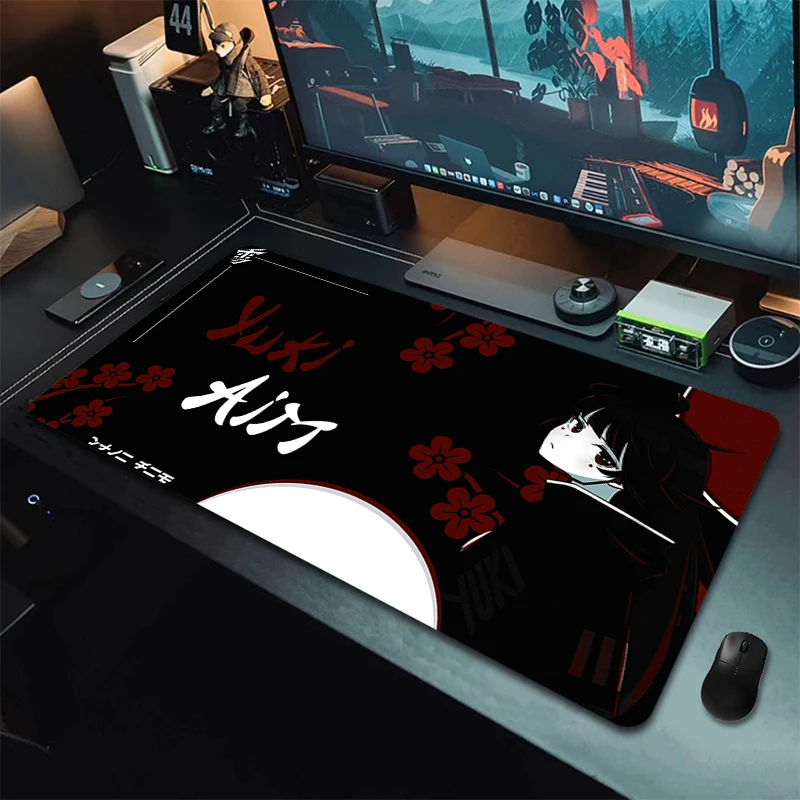 Imagem -05 - Yuki Aim-mouse Profissional Antiderrapante para Jogos Tapete de Mouse Grande 900x400 mm Gamer Mousepad Tapete de Teclado Premium Xxl