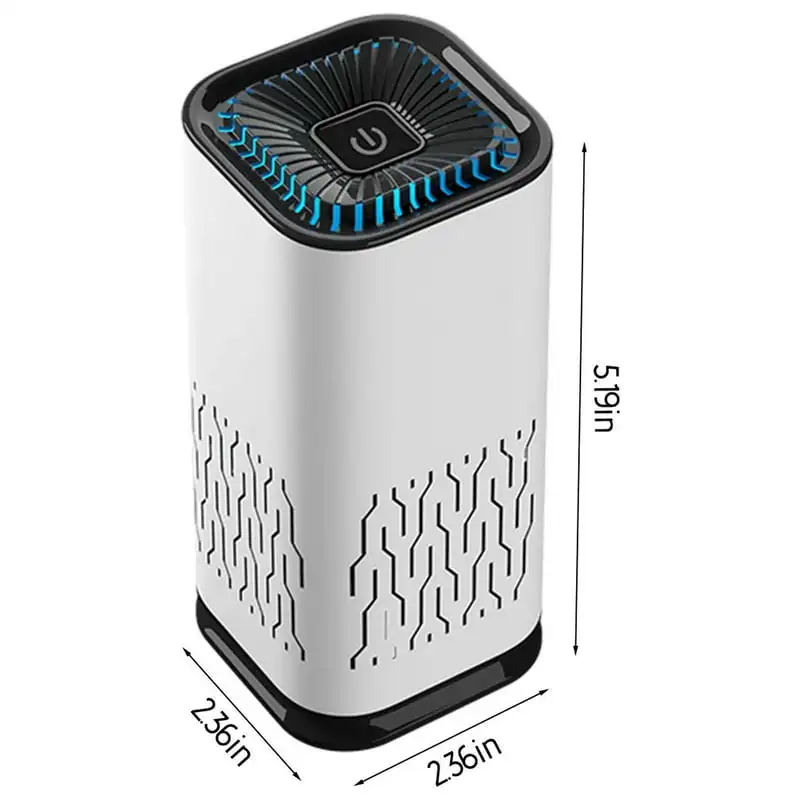 Home Purifier True Filter Deals - Wildfire Smoke Allergens Pet Allergies Dust - Auto Mode - Silent