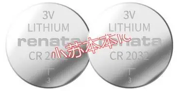 Оригинальный запас 2032 CR2032 3V renata 20