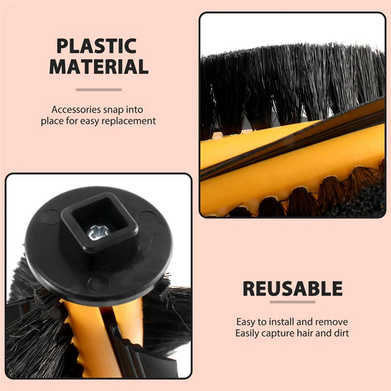 Main Brush Compatible For LIECTROUX C30B XR500 E30 Proscenic 800T 820S VT-5555 Vacuum Cleaner-Y48A