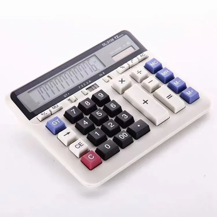 2135 Calculator Accounting Special Computer Office Voice Solar Financial Calculator Desktop Large Screen
